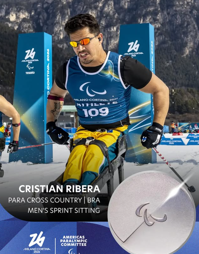 Cristian Ribera fatura pódio inédito para o Brasil na Paralimpíada