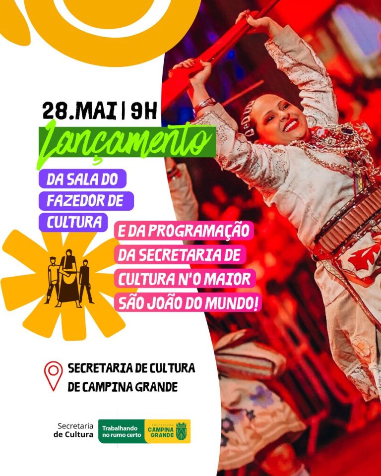 Prefeitura de Campina Grande inaugura Sala do Fazedor de Cultura e lança programação cultural d’O Maior São João do Mundo