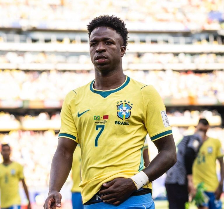 Vini Jr. aparece no top 10 de ranking da Fifa na Copa do Mundo