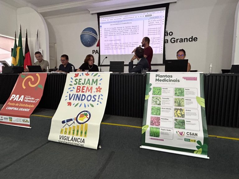 Prefeitura realiza assembleia para definir membros do Conselho de Segurança Alimentar e Nutricional de Campina Grande