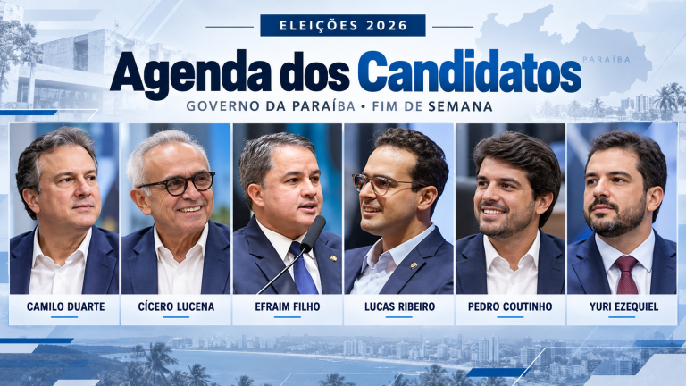 Reta final: veja os compromissos mais recentes dos candidatos ao Governo da Paraíba